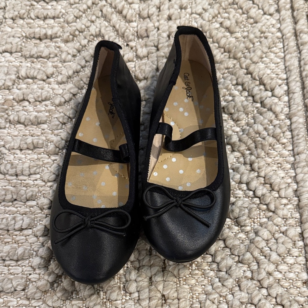 Cat & Jack Black Slip-On Shoes